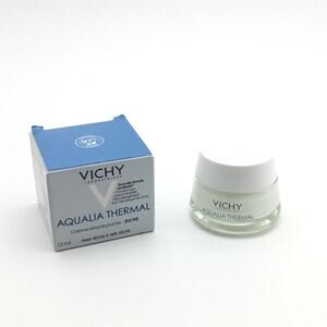 Vichy Aqualia Thermal Rehydrating Cream Rich Dry Skin 0.51 Oz/ 15 mL S6 Travel